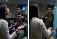VIDEO: शराब पीकर लड़की ने कि पुलिस से की हाथा पाई drunk girl fight