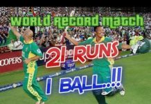 VIDEO: देख कर हो जाएगे हैरान 1 गेंद पर 21 रन…