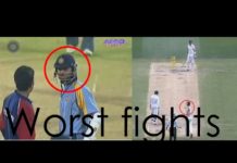 VIDEO: क्रिकेट के इतिहास में सबसे खतरनाक लड़ाई