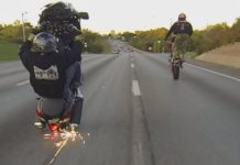 VIDEO: खतरनाक व्हीली और स्टंट करते देखिये Suzuki Hayabhusa पर