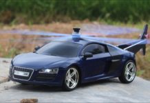 VIDEO: AUDI R8 से हेलीकॉप्टर कार बनाए देखिये