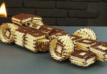 VIDEO: माचिस की तिल्ली से F1 RACING CAR बनाए