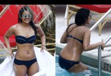 देखिये प्रियंका चोपड़ा को बिकनी में मस्ती करते हुए