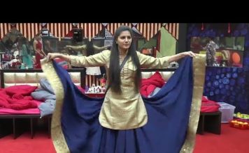 सपना चौधरी ने बिग बॉस में किया देशी घाघरा डांस
