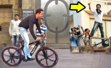 HOT NEWS UPDATE : SALMAN KHAN ने चलाई शाहरुख़ के घर के सामने साइकिल || आइये देखिये इस वीडियो में
