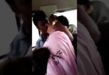चलती कार में लड़के ने लड़की को करा जबरदस्ती किस, देखिये हॉट वीडियो