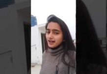 इस सुंदर लड़की की आवाज बहुत प्यारी है, एक बार सुनकर जरूर देखें