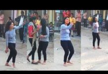 देशी लड़की ने नशे की हालत में करा सड़क पर ये गन्दा काम, देखें वीडियो