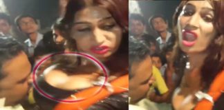 लड़की ने बीच सड़क पर कपडे खोल कर किया डांस वायरल हुई वीडियो