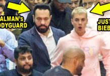 VIDEO : JUSTIN BIEBER के साथ दिखे सलमान खान के बॉडीगार्ड शेरा || देखिये ये वीडियो