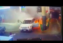पैट्रॉल पंप पर खड़ी कार में लगी आग और फिर जो हुआ वह देखकर हैरान हो जायेगे