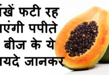 पपीते खाने फायदे जानेगे तो होश उड़ जायेगे