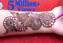 देखिये मेहंदी की सिंपल और खूबसूरत डिजाइन