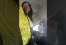 बस में सीट को लेकर हुई लड़के और लड़की में लड़ाई, देखें वीडियो