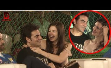 देखिये सलमान खान के भाई अरबाज खान को अपनी नयी गर्लफ्रेंड के साथ