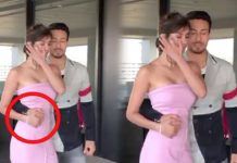 देखिये टाइगर श्रॉफ और दिशा पाटनी का रोमांटिक वीडियो