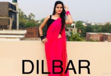दिल्ली की इस लड़की ने दिलबर दिलबर गाने पर साड़ी में करा हॉट डांस