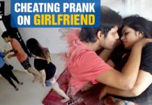 गर्लफ्रेंड के साथ महंगा पड़ा मजाक, देखें यह प्रेंक वीडियो