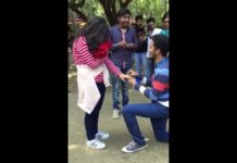 देखिए लड़के ने कैसे किया लड़की को प्रपोज़