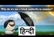 अधिकतर छाते काले रंग के क्यों होते हैं? Why are mostly umbrellas black?