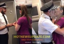 कैप्टेन ने करा खुबसूरत एयरहोस्टेस को उड़ते प्लेन में प्रपोज़ || देखें फिर क्या हुआ?