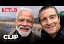 PM Narendra Modi on a Raft, Crossing Jungle River for Bear Grylls’ Man vs Wild TV Show on Discovery