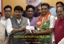 पूर्व आप नेता कपिल मिश्रा बीजेपी में शामिल ।