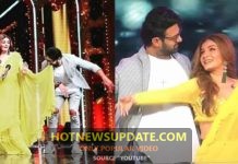 नच बलिये के सैट पर प्रभाष और रवीना टंडन ने लगाए जमकर ठुमके ।