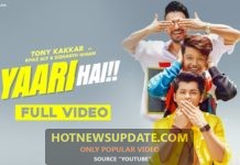 फ्रेंडशिप डे स्पेशल : टोनी कक्कड का Yaari Hai Song हुआ वायरल ।