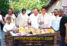 Amitabh Bachchan,Sunil Shetty,Salman and Others Attend Hrithik Roshan Grandfather Prarthna sabha ।