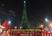 मुंबई में सजा विश्व का सबसे बड़ा क्रिसमस ट्री। आप भी देखिये hotnewsupdate के साथ।