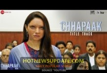 Chhapaak Title Track – Deepika Padukone।Vikrant Massey। Arijit Singh।
