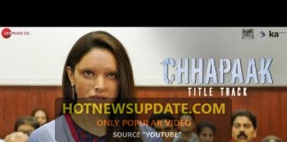 Chhapaak Title Track – Deepika Padukone।Vikrant Massey। Arijit Singh।