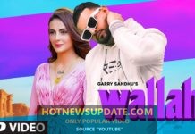 Garry Sandhu: Wallah Video Song।Feat. Mandana Karimi।Latest Song 2020।
