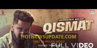 Qismat Official Video।Varinder Brar Latest Punjabi Song।