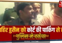 Delhi Violence: सरेंडर के लिए पहुंचे ताहिर को कोर्ट की पार्किंग से ही पुलिस ने दबोचा।