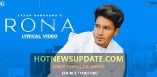 Rona:Karan Randhawa Latest Punjabi Songs 2021