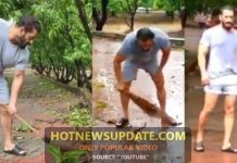 LOCKDOWN में सलमान ने चलाई पनवेल में झाड़ू।