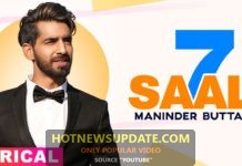 7 Saal Maninder Buttar Latest Punjabi Song 2020।