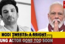 PM MODI ने सुशांत सिंह को ट्वीटर पर दी श्रद्धानजलि।
