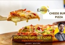 Cheesy Crust Pizza no oven।चीज़ बर्स्ट पीज़्ज़ा बनाये अपने घर पर।