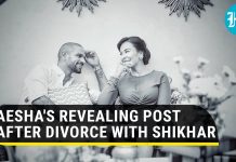 Cricketer Shikhar Dhawan and his Wife Ayesha Mukharji Divorced