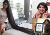 दुनिया की सबसे लंबे बालों वाली महिला world record longest hair woman